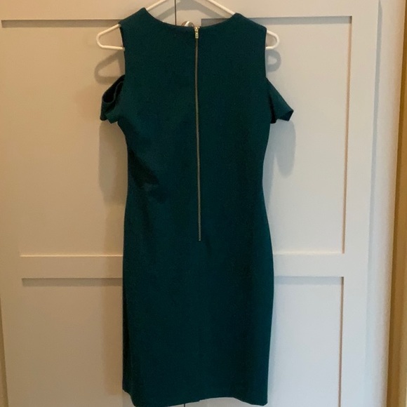 Sharagano deep green dress Size 4 - Picture 2 of 4